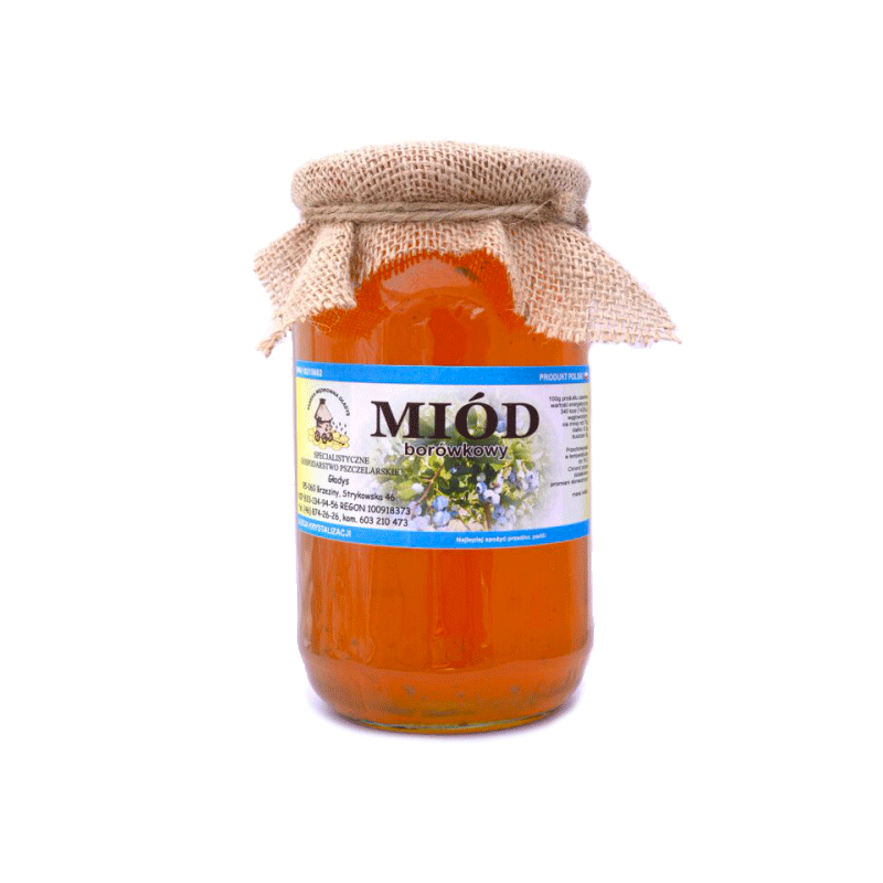 Miód borówkowy 1,10kg