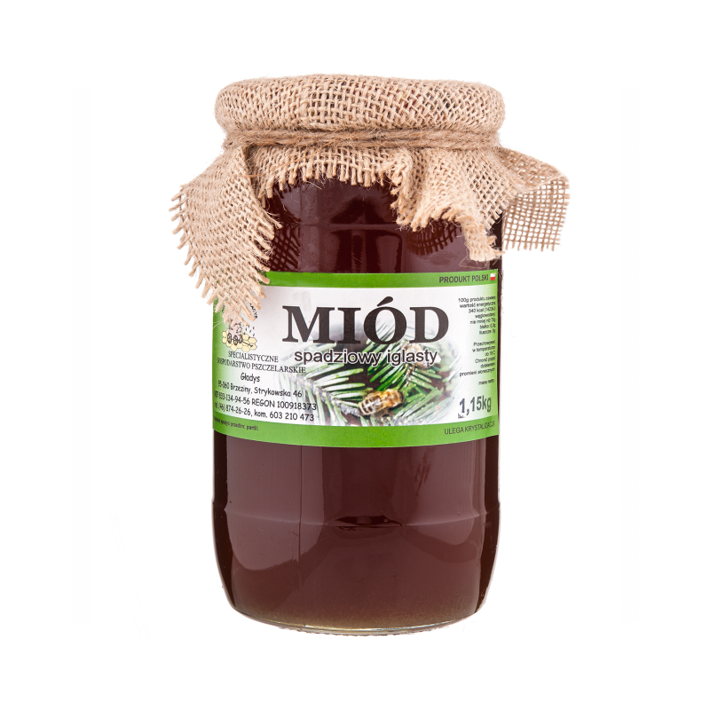 Miód spadziowy jodłowy 1,10kg