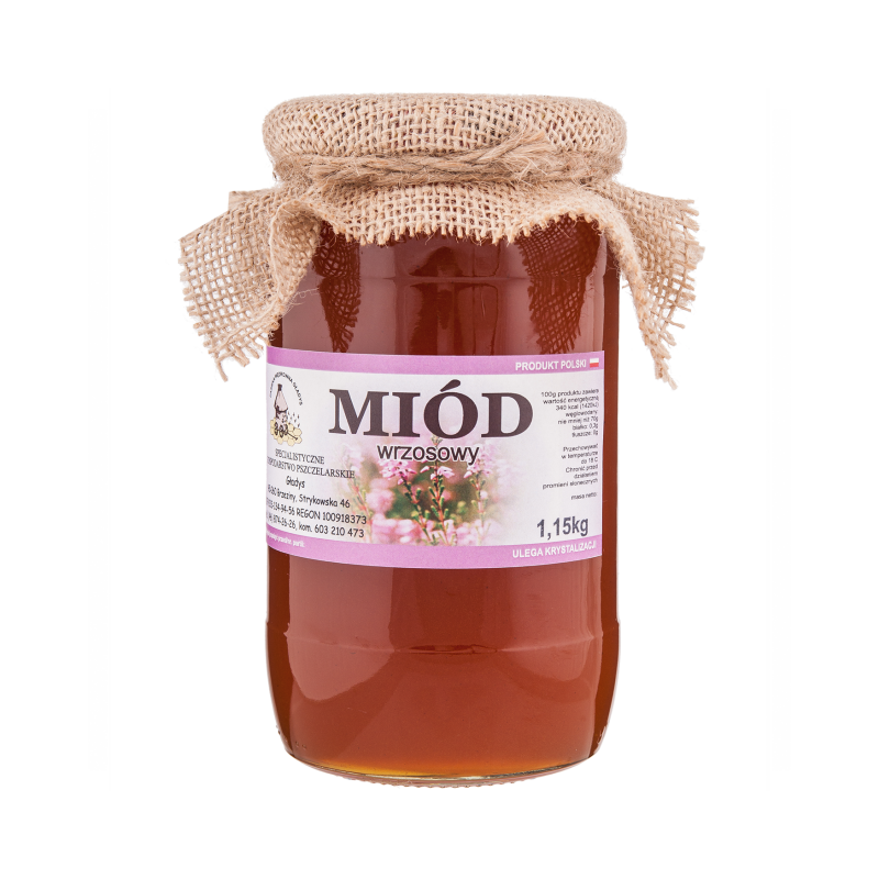 Miód wrzosowy 1,10kg
