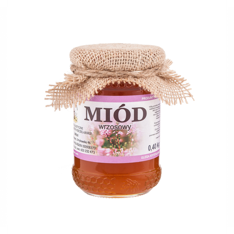 Miód wrzosowy 0,40kg